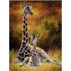 Nouvelle Arrivée Grosses Soldes Tableau De Girafes - 5D Kit Broderie Diamants/Diamond Painting VM9668